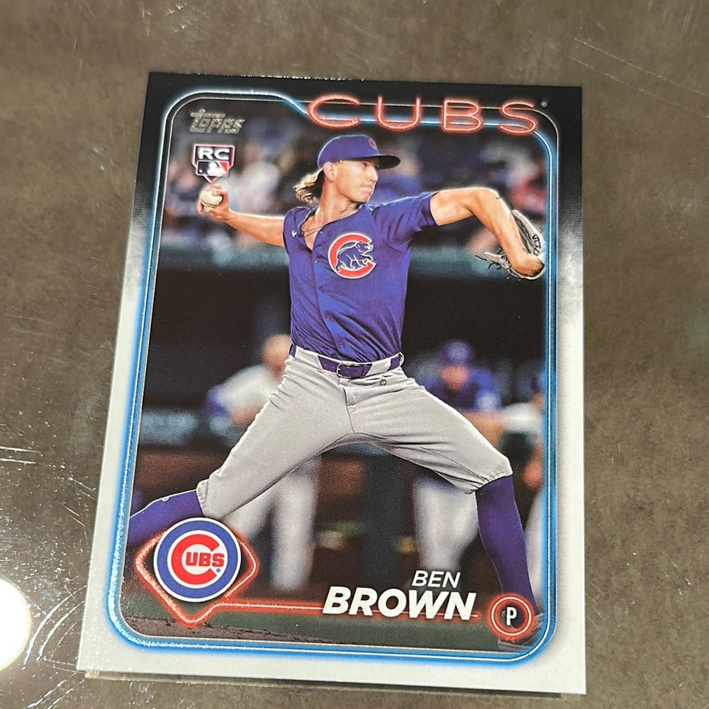 Cubs Baseball Trading Card